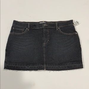 Old Navy Stretch Denim Mini Size 12 Dark Wash